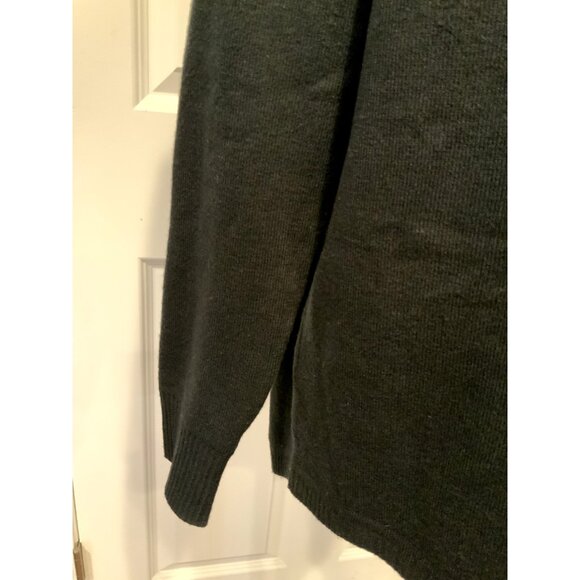 French Connection Black Soft & Stretchy Knit Sweater W/ Exposed Seams, Size M - Picture 3 of 8